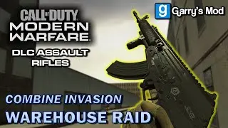 Combine Invasion: Warehouse Raid w/ MW2019 DLC ARs - Garry's Mod Weapons Mod Gameplay