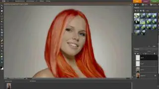 Photoshop Tutorial (Hair Dying/Make-Up) 3