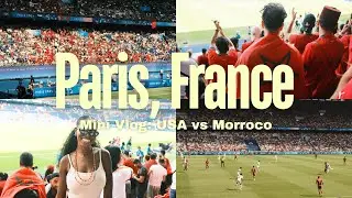 Paris, France [Inside Morocco vs USA Olympic football (soccer) game]