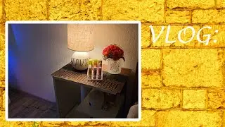 VLOG: собрали прикроватные тумбочки. Как всё оформила.Уход, что и как . Что мы заказали наконец-то?!