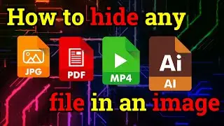 How To Hide Files Inside Image | Hiding Files In Images | Steganography | Windows Tricks | 2020 |