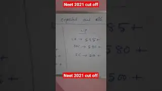 All india neet 2021 expected cut off , NEET 2021 cut off