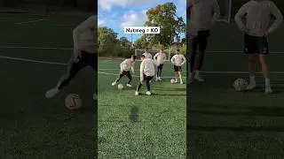 1v1 Challenge vs Fulham Academy ⚽️ Crazy Nutmegs 😅 #Streetpanna #Fulham #premierleague