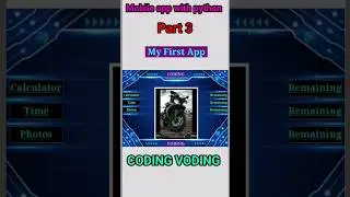 mobile app with python | python tkinter app 