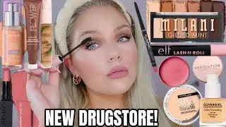 VIRAL *NEW* DRUGSTORE MAKEUP TESTED 😍 FIRST IMPRESSIONS MAKEUP TUTORIAL | KELLY STRACK