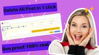 How to delete all Fb group post in one click |