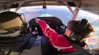 Wife and I Sunset Flying!