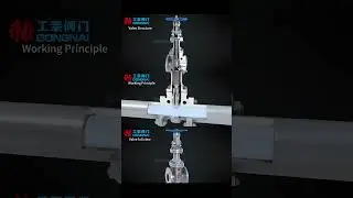 The structure and working principle of the bellows gate valve--KONGNAI VALVE #valve  #industrial