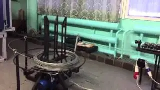 Прямильно-отрезной станок с функцией изготовления колец