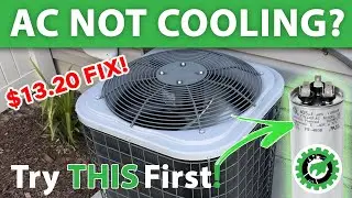 AC NOT COOLING? • DIY Fix for only $13.20! • DON'T GET RIPPED OFF! How To: Fix/Replace AC Capacitor!