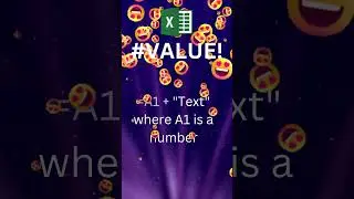How to Resolve the #VALUE! Error in Excel Formulas #shorts
