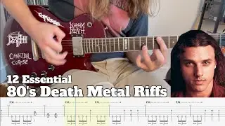 12 Essential 80's Death Metal Riffs (with Guitar TAB)