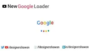 New Google Loader || Using HTML And CSS