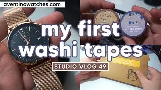 Studio Vlog 49 ✿ unboxing washi tapes & how I started my art journey ✿ Philippines