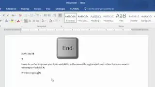 Microsoft Word 2016: Wordwrap, Spelling and Grammar Check, Enter Additional Text