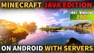 🔥How to Play Minecraft 𝙅𝘼𝙑𝘼 𝙀𝘿𝙄𝙏𝙄𝙊𝙉 PC on Android With Servers || No Emulator || 100% Working 2021