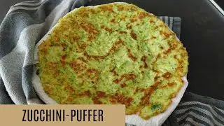 riesen Zucchini Puffer Rezept | einfacher Puffer mit wenig Zutaten | Puffer Rezept mit Zucchini