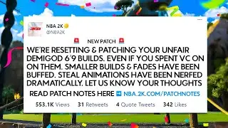 NBA2K23 NEXT GEN & CURRENT GEN PATCH NOTES UPDATE 😞 NBA 2K23 RUINED FOREVER...