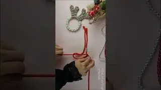 Macrame Reindeer  Christmas Ornament #macramemakers #macramedoll