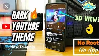 DARK theme On YOUTUBE- How to Apply 🔥