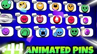 +44 NEW ANIMATED PLAYER PINS!😱🔥 | Brawl Stars Concept