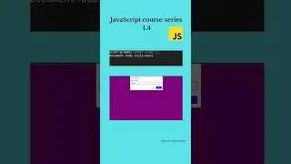 javascript course series L4 