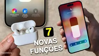 AirPods 🎧 7 NOVOS RECURSOS e FUNÇÕES QUE ACABARAM DE CHEGAR P/ SEUS FONES COM O iOS 17