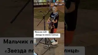 Мальчик поёт «Звезда по имени Солнце» Цоя в Жулебино😍 #Цой #цойжив #викторцой #Жулебино @LevPapa