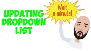 How to use the Unique Function to make a Dropdown List that updates
