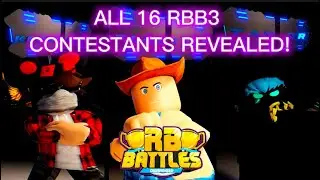🔴 [OFFICIAL!] ALL RB BATTLES SEASON 3 COMPETITORS REVEALED…. | Flamingo,TanqR,KreekCraft?!?!?