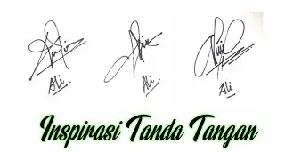 Inspirasi Tanda Tangan 