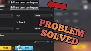 Free Fire guild name cannot contain space solve😀😀😎😎