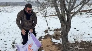 KARLI DAĞLARDA KUŞLAR AÇ KALMASIN