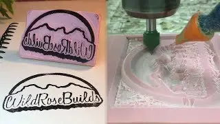 DIY custom Stamp, CNC V-Carved Rubber Stamp With 3D Printed Handle