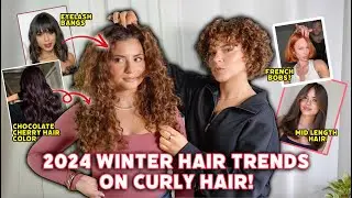 AMANDA'S CURLY HAIR MAKEOVER (winter hair trends 2024)!