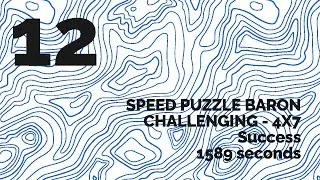 SPEED PUZZLE BARON | LOGIC PUZZLE | CHALLENGING 4X7 12th