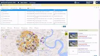 Dynamics CRM for Real Estate - Search projects on google map