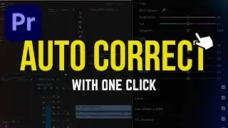Premiere Pro AUTO COLOR CORRECTION in 1 Minute
