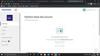 Python Data Structures || Week 1 Quiz Answer ||Coursera ||Coursera Project Network