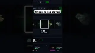 Unboxing TWO cs2 gloves at once 🤯