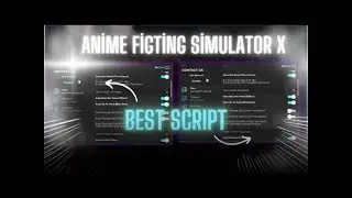 ANİME FİGTİNG SİMULATOR X SCRİPT / (AUTOTRAIN,AUTOFARM,TELEPORT,AUTOCHEST) *PASTEBIN