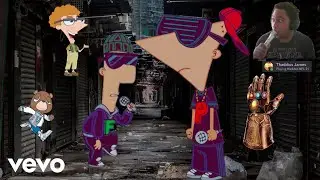 Lil ICBM (AKA IronyAmI) - PHINEAS AND FERB (Feat. BonzAI Bud) (Thaddius James Diss) (Lyric Video)