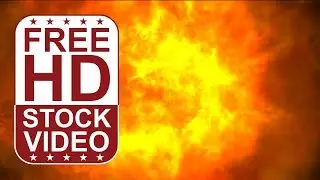 Free Stock Videos – abstract animated colorful fire burning seamless loop 2D animation