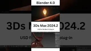Blender 4.0 vs 3Ds Max 2024.2 Updates 