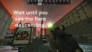 Tarkov using flares (mainly to extract)