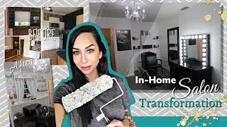 HOME SALON TRANSFORMATION + TOUR // DIY ON A BUDGET!