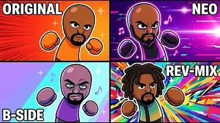 Different Versions Of Boxing Match FNF Matt