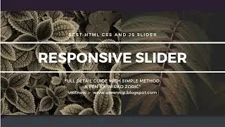 How to use responsive slider in your website with sorcecode.