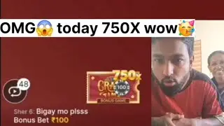 CRAZY TIME winning matter!!!!!😱🥳75k  today big x in CRAZY TIME 750x
