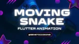 Flutter Snake Game Animation 🐍 | Touch Control, Food Eating & Color Changing using CustomPainter
